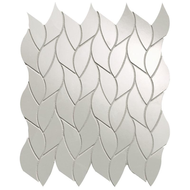 Fap ROMA GOLD ONICE NEVE LEAVES MOSAICO  25,9x30,9 cm 8.5 mm Lux 
