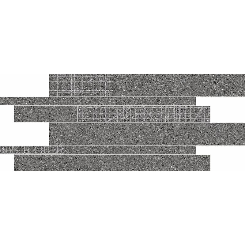 ERGON GRAIN STONE Listelli Sfalsati Dark  30x60 cm 9.5 mm Matt 