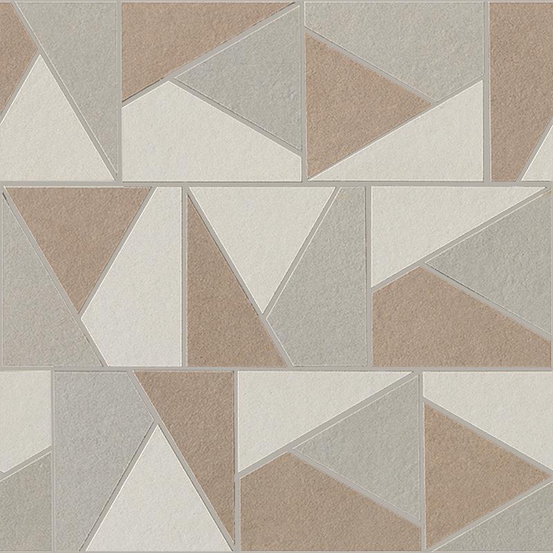 ITALGRANITI NUANCES Mosaico Triangoli Mix Caldo 1  30x30 cm 9 mm Matt 